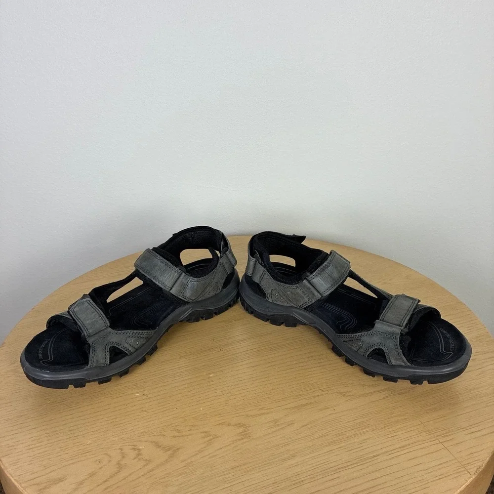 ECCO Yucatan Leather Sport Sandals Men's EU 42 US 8 Outdoors Gorpcore Hiking